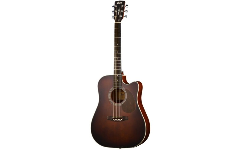 CORT MR500E BR MR Series Электроакустическая гитара, с вырезом