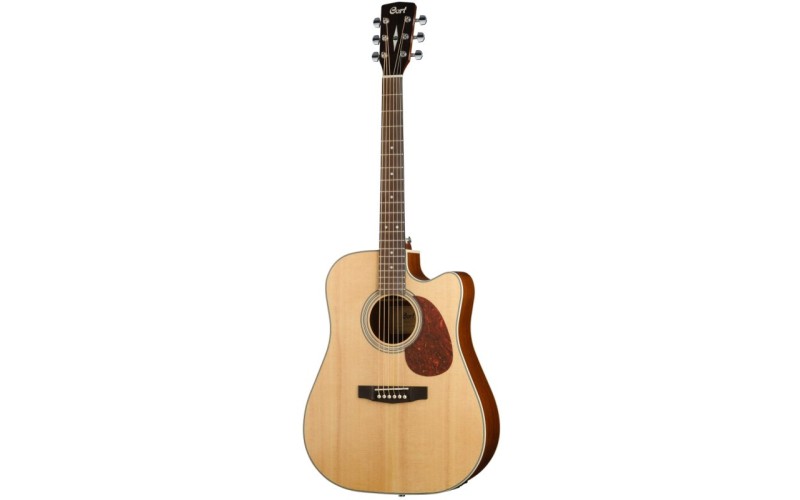 CORT MR500E OP MR Series Электроакустическая гитара, с вырезом, цвет натуральный
