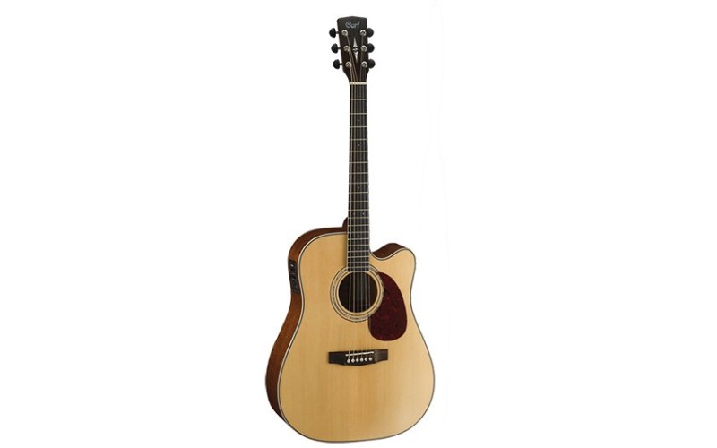Cort MR710F-NAT MR Series Электроакустическая гитара, с вырезом, цвет натуральный глянцевый