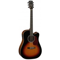 Cort MR710F-SB MR Series Электроакустическая гитара, с вырезом, санберст
