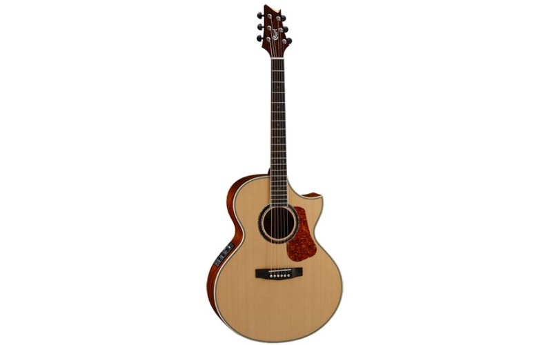 Cort NDX-20-NAT NDX Series Электроакустическая гитара, с вырезом, цвет натуральный глянцевый