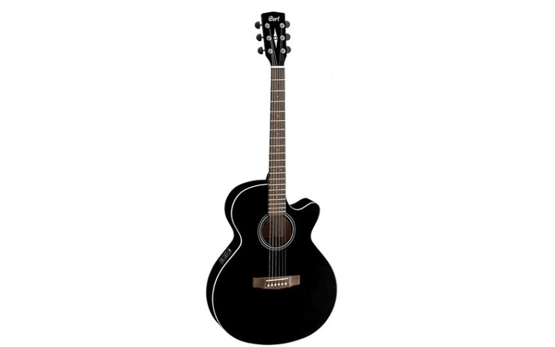 CORT SFX1F BK SFX Series Электроакустическая гитара, с вырезом, черная