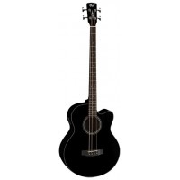 Cort SJB5F-BK Acoustic Bass Series Электроакустическая бас-гитара, с вырезом, черная