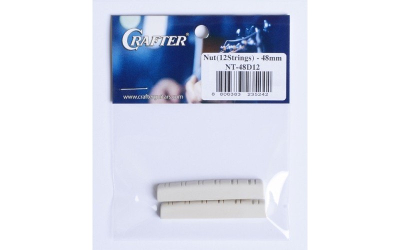 CRAFTER NT-48D12 - порожек передний 48 мм для двенадцатиструнной гитары