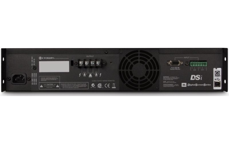 CROWN DSi 1000 усилитель с DSP