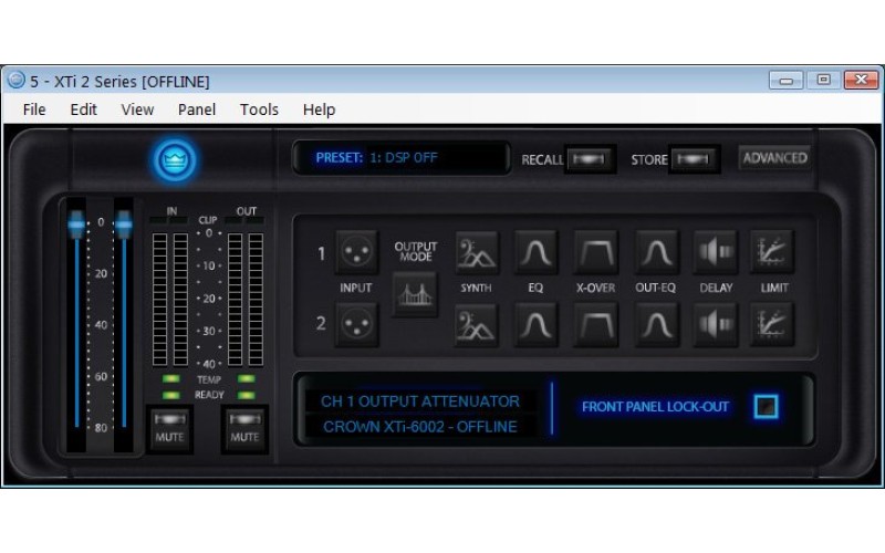 CROWN XTi2002 усилитель с DSP