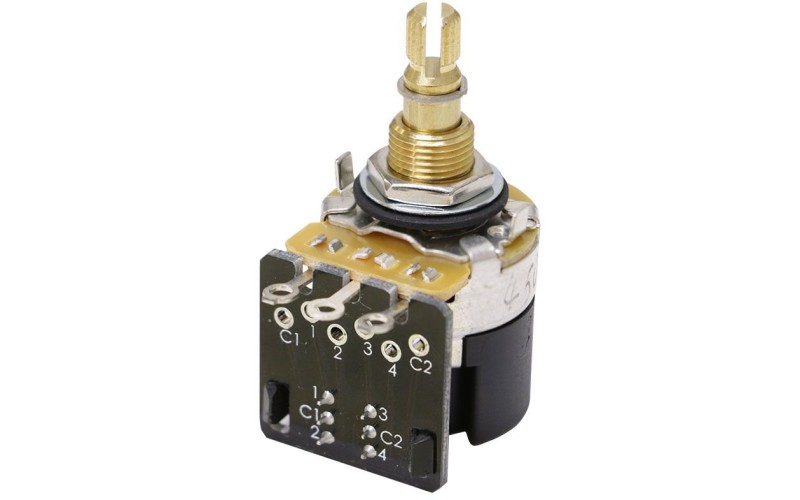 CTS CTS-A250-PP Потенциометр 250кОм (лог), Push-Pull