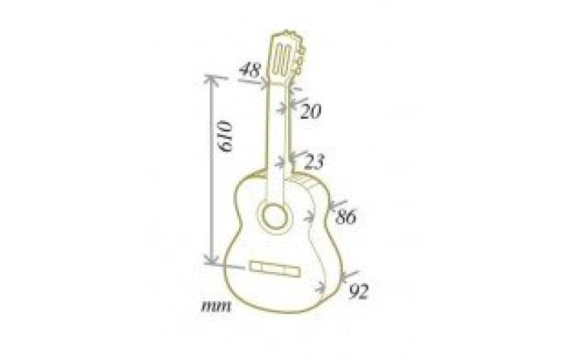 CUENCA 10 CADETE 3/4 - Гитара классическая 3/4