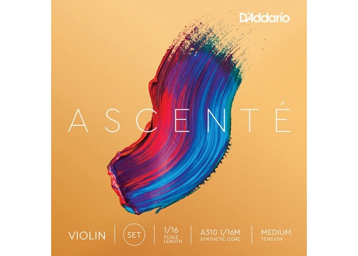 D'Addario A310-1/16M Ascente Комплект струн для скрипки 1/16, среднее натяжение