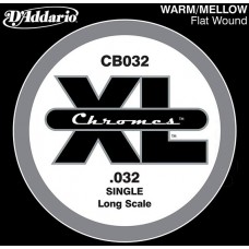 D'Addario CB032 Chromes Bass Отдельная струна для бас-гитары, 032