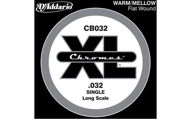 D'Addario CB032 Chromes Bass Отдельная струна для бас-гитары, 032