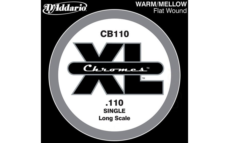 D'Addario CB110 Chromes Bass Отдельная струна для бас-гитары, 110