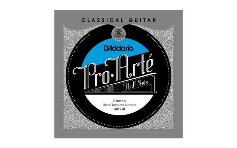 D'ADDARIO CBH-3T - комплект первых струн для классической гитары, сильное натяжение