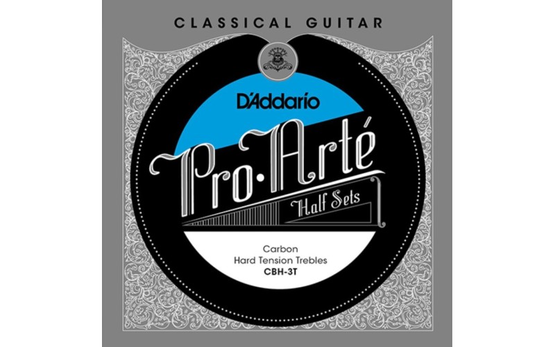 D'ADDARIO CBH-3T - комплект первых струн для классической гитары, сильное натяжение