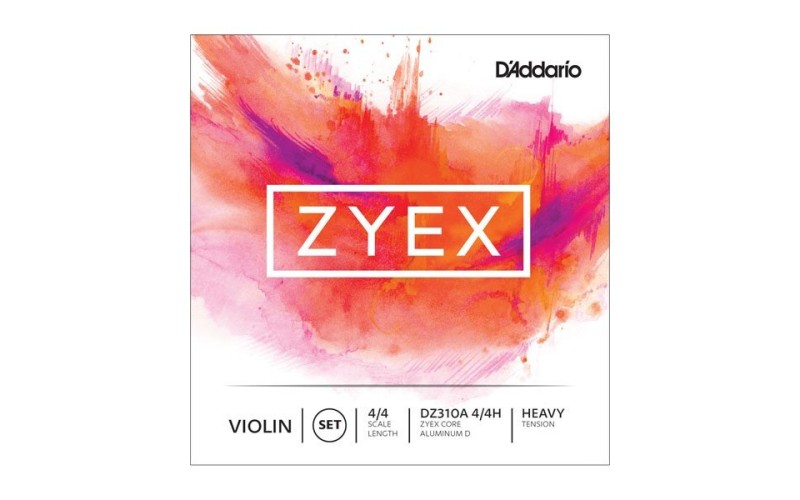 D'ADDARIO DZ310A 4/4M Zyex струны скрипичные 4/4, medium (Aluminum D)