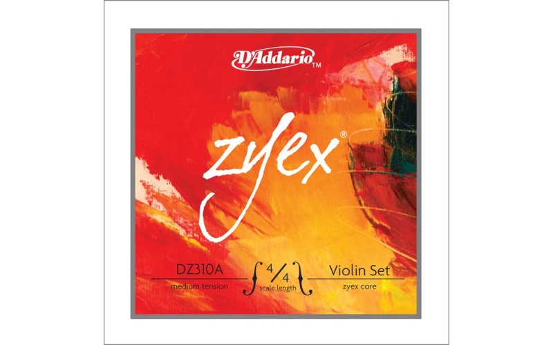 D'ADDARIO DZ310A 4/4M Zyex струны скрипичные 4/4, medium (Aluminum D)