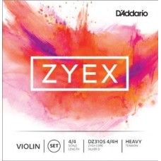 D'ADDARIO DZ310S 4/4H Zyex струны скрипичные 4/4, Heavy (Silver D)