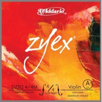 D'ADDARIO DZ312 4/4M Zyex, струна скрипичная 4/4 medium, A