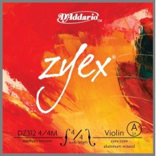 D'ADDARIO DZ312 4/4M Zyex, струна скрипичная 4/4 medium, A