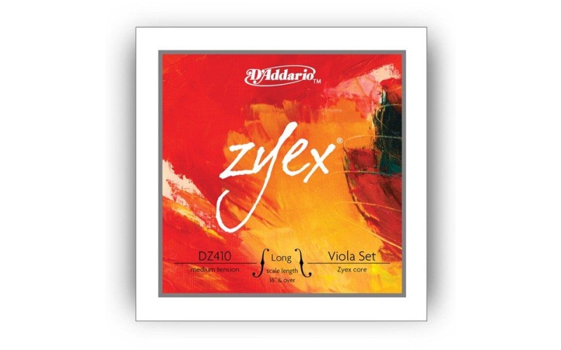 D'ADDARIO DZ410 LM Zyex струны альтовые, Medium, Long Scale