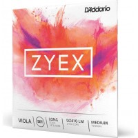 D'ADDARIO DZ411 LM Zyex струна альтовая,A, Medium, Long Scale