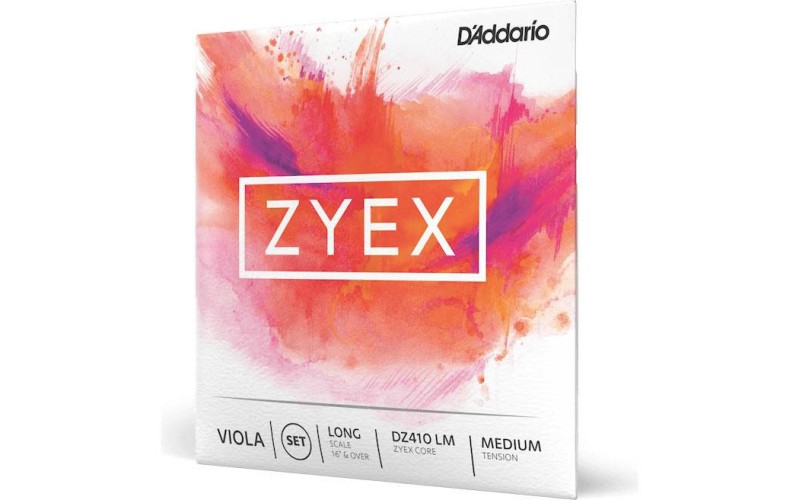 D'ADDARIO DZ411 LM Zyex струна альтовая,A, Medium, Long Scale