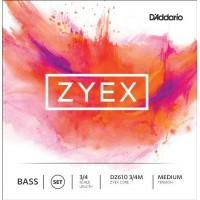D'ADDARIO DZ610 3/4M - струны для контрабаса серия ZYEX, medium tension, 3/4