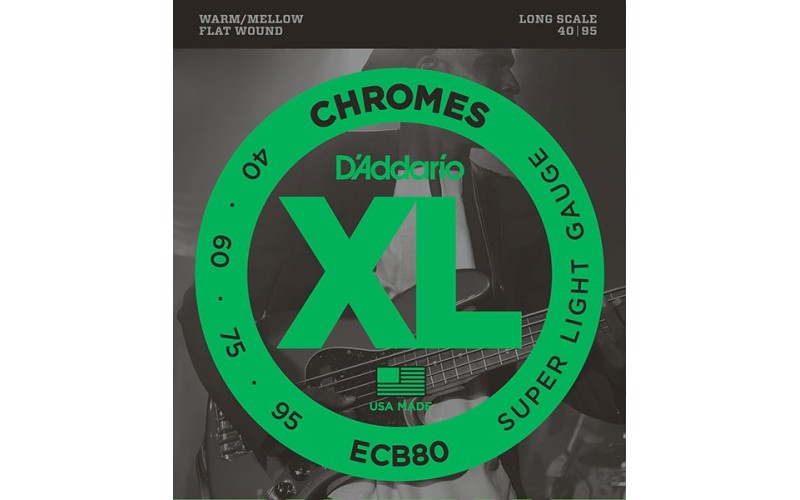 D'ADDARIO ECB80 - струны для бас-гитары, 40-95