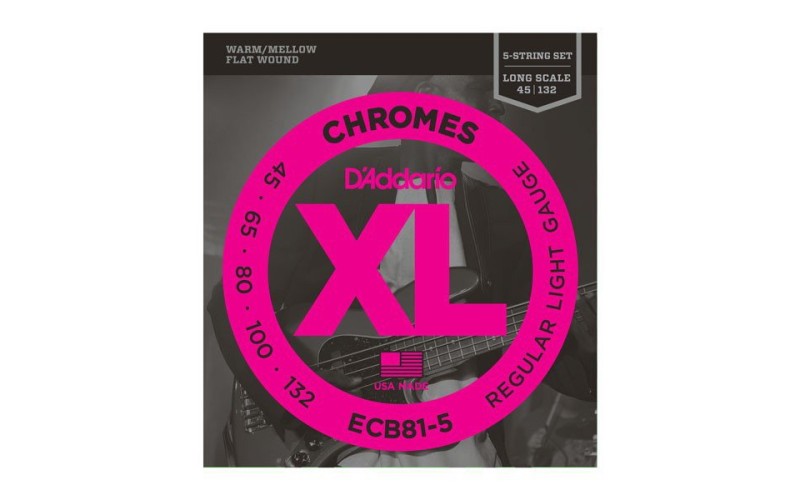 D'ADDARIO ECB81-5 - струны для 5 струнной бас-гитары