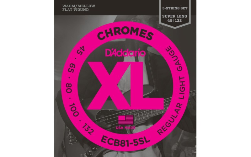 D'ADDARIO ECB81-5SL - струны для 5 струнной бас-гитары