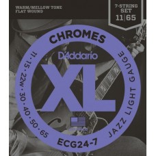 D'ADDARIO ECG24-7 струны для 7 струнной электрогитары