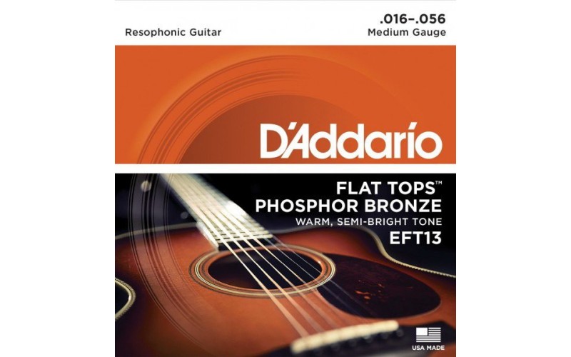 D'ADDARIO EFT13 - струны для резонаторной гитары