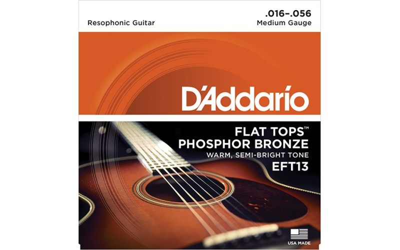 D'ADDARIO EFT13 - струны для резонаторной гитары