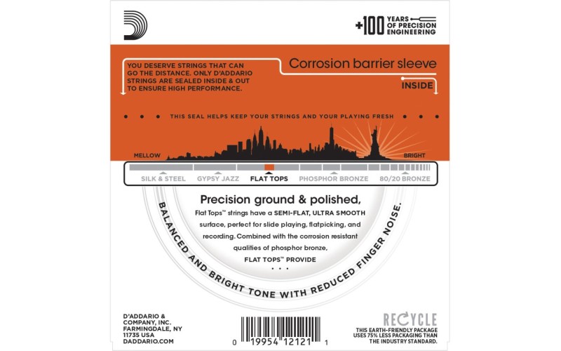 D'ADDARIO EFT13 - струны для резонаторной гитары