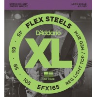 D'ADDARIO EFX165 струны для бас гитары Custom Light, 45-100