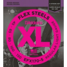 D'ADDARIO EFX170-5 струны для 5 струнной бас-гитары, Light, 45-130