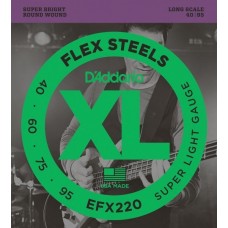 D'ADDARIO EFX220 струны для бас гитары, Super Light, 40-95