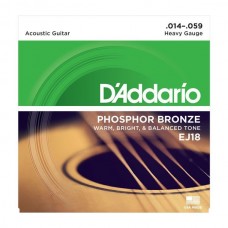 D'ADDARIO EJ18 - струны для акустической гитары, 14-59