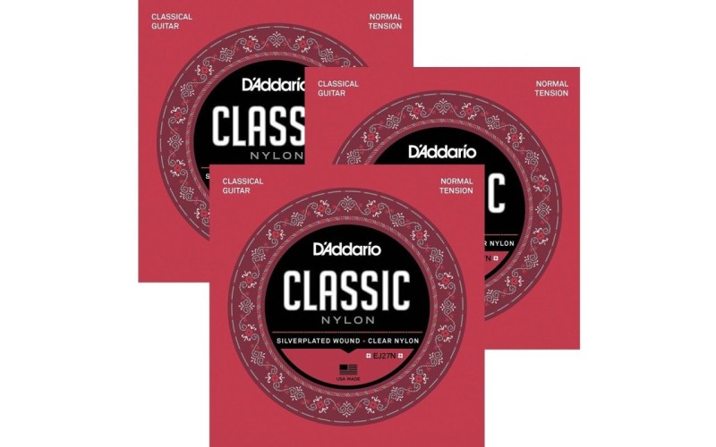 D'ADDARIO EJ27 N-3D - Струны для классической гитары