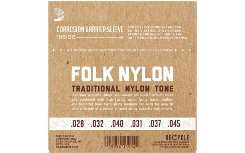 D'ADDARIO EJ32C - струны для акустической гитары, шариковые наконечники