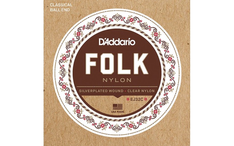 D'ADDARIO EJ32C - струны для акустической гитары, шариковые наконечники