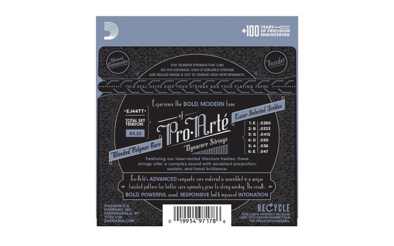 D'ADDARIO EJ44TT - струны для классической гитары