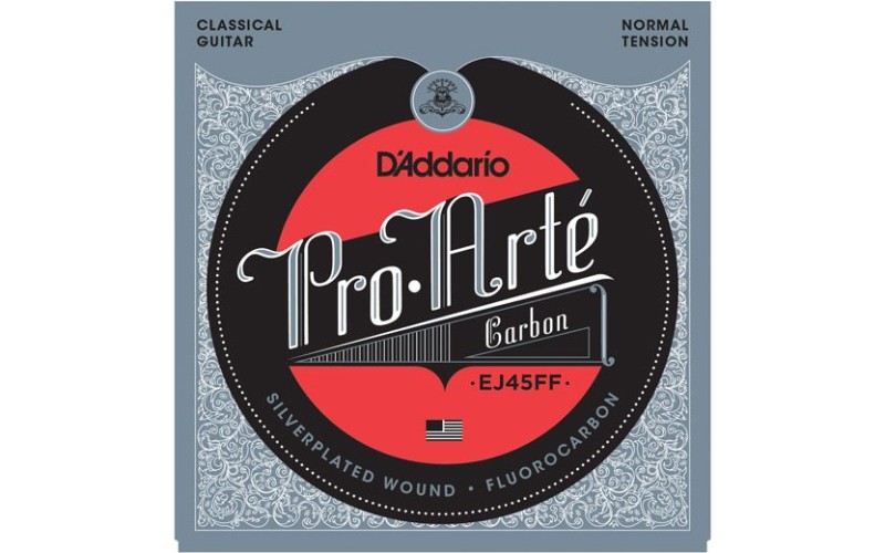 D'ADDARIO EJ45FF струны для классической гитары, карбон, Normal Tension