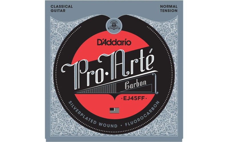 D'ADDARIO EJ45FF струны для классической гитары, карбон, Normal Tension