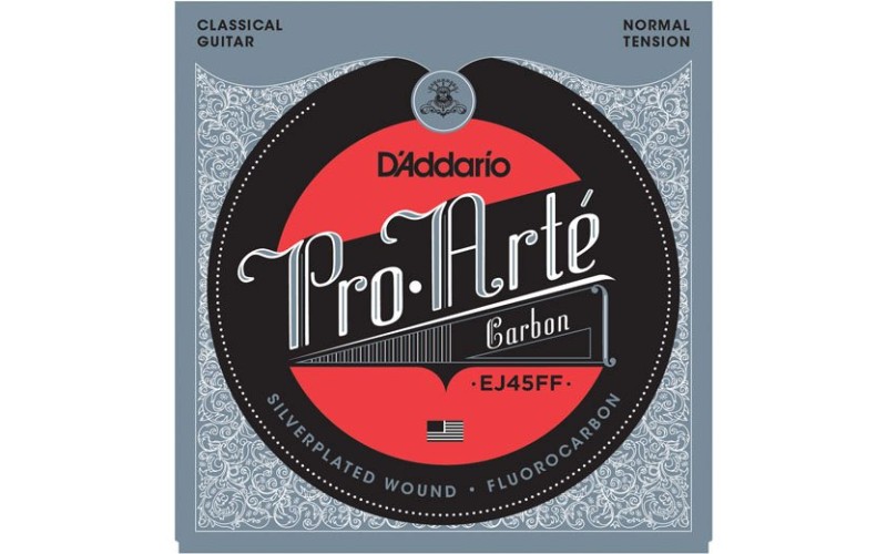 D'ADDARIO EJ45FF струны для классической гитары, карбон, Normal Tension