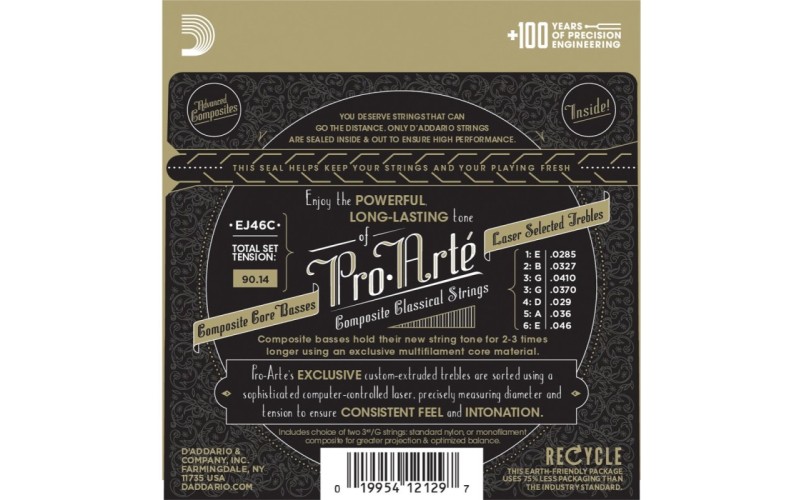 D'ADDARIO EJ46C - струны для классической гитары