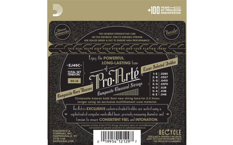 D'ADDARIO EJ46C - струны для классической гитары