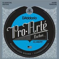 D'ADDARIO EJ46FF струны для классической гитары, карбон, Hard Tension