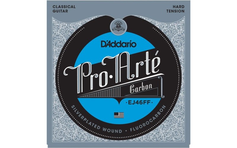 D'ADDARIO EJ46FF струны для классической гитары, карбон, Hard Tension