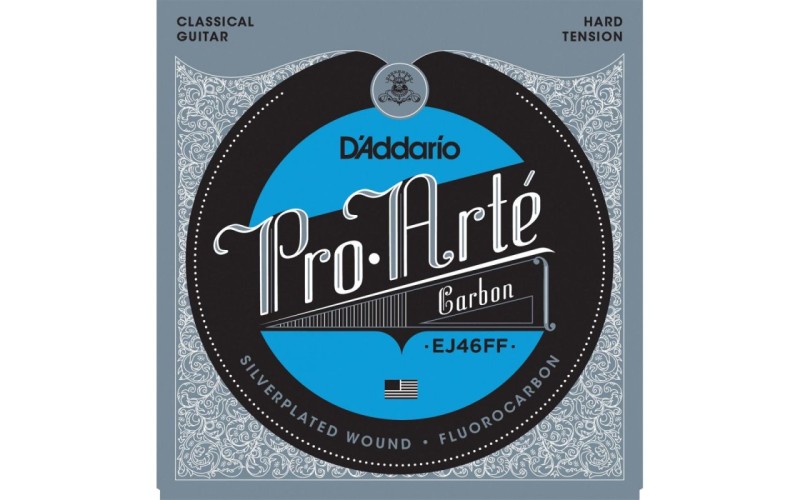 D'ADDARIO EJ46FF струны для классической гитары, карбон, Hard Tension